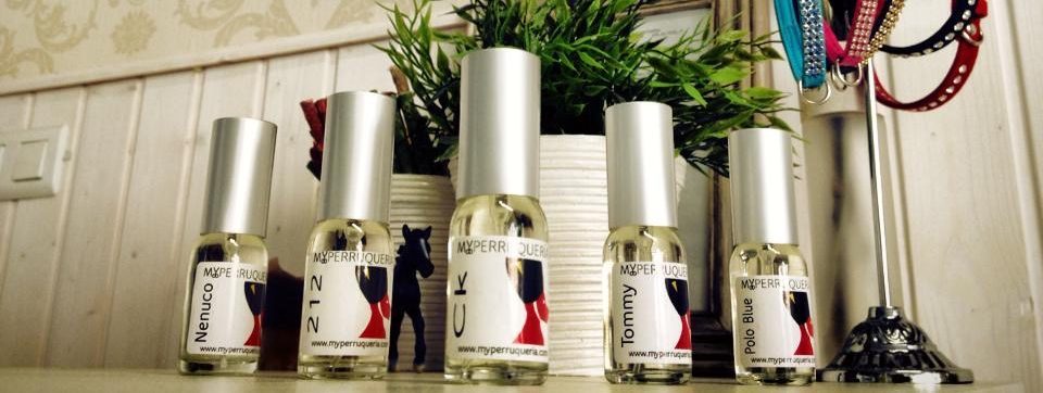 Perfumes para mascotas en la boutique